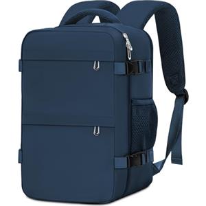 Cmezevi Zaino da Viaggio 20L 40x20x25 cm - Bagaglio a Mano Cabina per Ryanair, EasyJet - Zaino Porta PC 15", Leggero - Blu