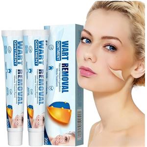 BAOSROY Fibromi Penduli Rimozione,2pcsx20g Papillact Per Verruche,Verruche Rimozione,Crema Per Eliminare Fibromi Penduli,Wart Removal Fibromo Pendulo Rimoziones,Crema Levigante Viso Corpo Mani Piedi
