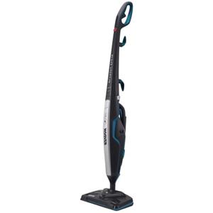 Hoover Steam Capsule CA2IN1D 011 Scopa a Vapore Lavapavimenti con Pistola a Vapore Portatile, Professionale, Accessorio per Tappeti, Igienizzante, Capacità 0.35 Litri, 1700W, Grigio e Blu