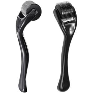 MLPKOI Dermaroller, Microneedle Viso Capelli, Microneedle Rullo Barba per Crescita della Barba e dei Capelli, Micro-Ago Roller 1 mm, Con vero Microneedle per Skin Care, Dermaroller Viso