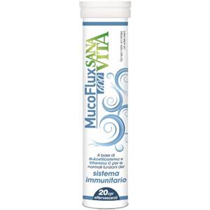 PALADIN PHARMA SpA Sanavita Mucoflux 600, 20 compresse effervescenti