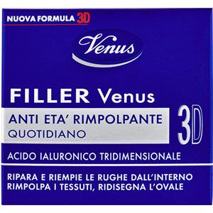 Venus Filler 3D - Crema anti-età volumizzante con Acido Ialuronico, 50 ml