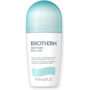 Biotherm Deo Pure Roll-On 75 ml - Deodorante Antitraspirante con Aloe Vera, 48 Ore di Freschezza e Texture Fluida