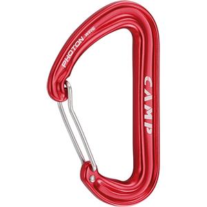 C.A.M.P. Photon Wire - Moschettone da Arrampicata Superleggero con Leva a Filo e 8 Colorazioni Disponibili