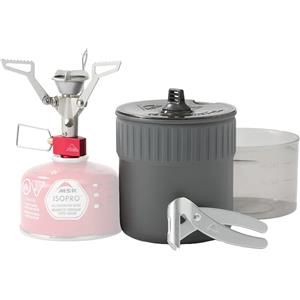 MSR PocketRocket 2 Mini Stove Kit - Fornello da campeggio ultra-compatto con pentola da 0,8L
