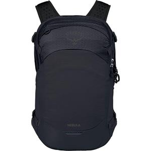 Osprey Nebula - Zaino Unisex Nero per Uso Quotidiano con Apertura a Conchiglia e Tasca Imbottita per Portatile