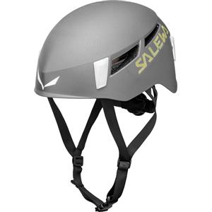 Salewa Casco Pura Grigio S/M - Casco robusto e versatile per avventure alpine con regolazione facile