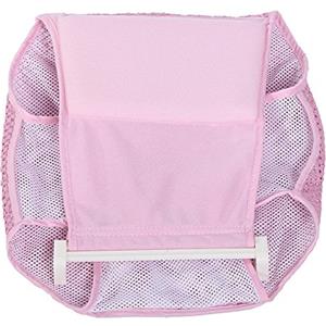 Yosoo Criss-Cross/Croce Vaschetta Bagnetto Neonato Con Supporto Regolabile, Rete Di Sostegno/Culla Da Doccia,Fatto Di Cotone (Colore : Rosa)