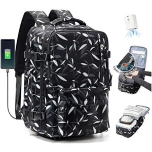 SZLX Zaino A Vuoto Bagaglio A Mano Donna, Zaino Airbag Con Sistema Di Vuoto Per Viaggi, Ryanair Viaggio Ruscksack Dimensione Cabina Con Pompa Impermeabile Uomo Valigia A Vuoto