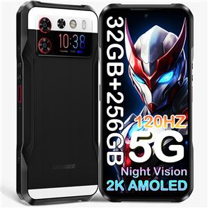 DOOGEE Smartphone rugged DOOGEE V20S 5G 32 GB + 256 GB, schermo posteriore FHD+1,58