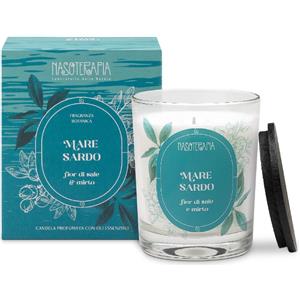 Nasoterapia Mare Sardo Candela Profumata 180 g - Fragranza Fior di Sale e Mirto, Edizione Limitata Estiva