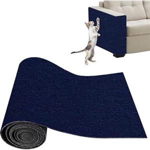Xynovate Tappetino Tiragraffi Adesivo per Gatti, Protezione Divano Graffi Gatto, DIY Tiragraffi per Gatti, Riutilizzabile e Tagliabile, Ideale per Mobili e Pareti, Tiragraffi Divano, Blu