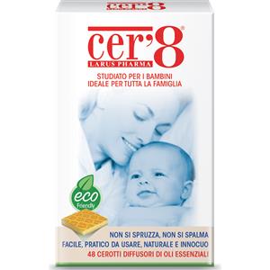 LARUS PHARMA Srl Cer'8 Cerotti Diffusori Oli Essenziali 48pz