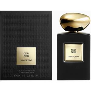 Armani Privé Cuir Noir - Eau de Parfum Intense 100 ml con note di cuoio e profumi selvaggi