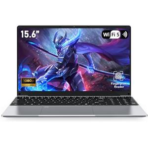 NAIKLULU 15.6 Pollici Gaming PC Portatile R7 5700U Processore (2,0 a 4,3 Ghz), 16GB RAM 1TB SSD Laptop Gamer Computer Portatile, Tastiera Retroilluminata/Tipo-C