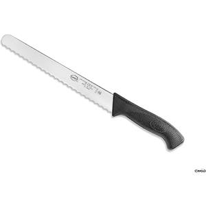 Sanelli Skin Coltello Pane Seghettato 24 cm - Acciaio Inossidabile, Manico Ergonomico