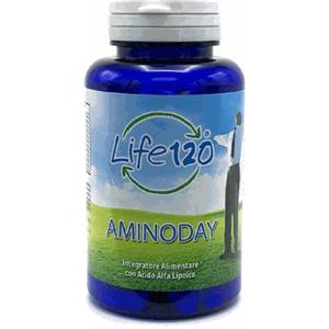 Life 120 Aminoday - Integratore Alimentare di Aminoacidi - 90 Compresse con L-Acetil Carnitina e L-Glutammina