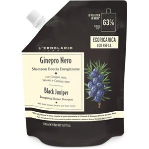 L'ERBOLARIO Ginepro Nero Bagnoschiuma e Shampoo Doccia Energizzante EcoRicarica 500ml