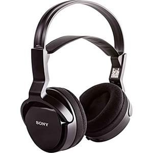 Sony Mdr-Rf811Rk Cuffie Tv Wireless Over-Ear, Portata 100 Metri, High frequency, Nero/Antracite, ‎1 X 1 X 1 Cm 270 Grammi
