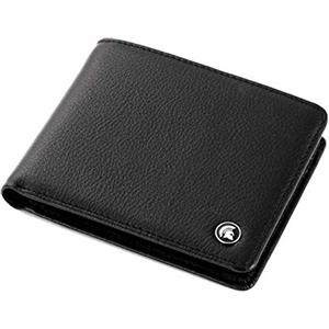 POWR Portafoglio Uomo Slim Vera Pelle Blocco RFID - Porta Carte di Credito - 8 Carte Bancarie
