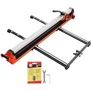 VEVOR Tagliapiastrelle Manuale 1200mm per Piastrelle, Guida Potenziata e Testa Scorrevole Ruota Taglio in Carburo di Tungsteno, Gambe di Supporto con Ruote, per Fai Da Te Mattonelle Pavimenti Pareti