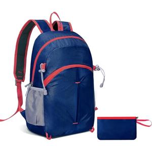 Romon Zaino Ultraleggero Pieghevole, Zaini Leggero Impermeabile Borse da Viaggio Piccolo, Zainetto Richiudibile Backpack Hiking Salvaspazio Uomo Donna per Trekking Viaggi Escursioni Ciclismo, Blu