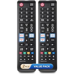 OMAIC Universale per Samung-TV-Remote-Control-Sostituzione, Compatibile con Tutti i Modelli Samung Smart TV (confezione da 2)