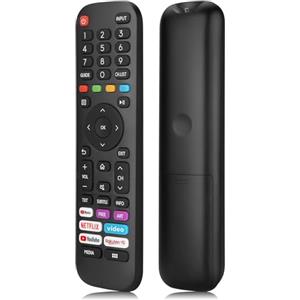 OMAIC Ricambio universale per telecomando Hisense VIDAA TV Hisense EN2G30H/EN2A30, con Netflix, Prime Video, YouTube, tasti TV Rakuten