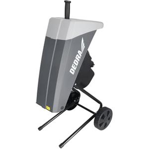 DEDRA 2500 W trituratore elettrico per piante diametro di taglio 45 mm, velocità 0-2950 giri/min, borsa da raccolta 65 L, frantoio per rami per giardino e manutenzione dei rifiuti verdi