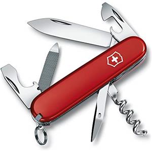 Victorinox, Sportsman, Coltellino Svizzero, Originale, Multiuso, Campeggio, 13 Funzioni, Lama, grande, Apriscatole