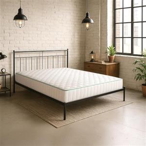 Farmarelax - Materasso Singolo 80x190, Altezza 18cm, Ortopedico, Imbottitura in Fibra, Ipoallergenico, Traspirante, Igienico, 100% Made in Italy - Ergo Royal