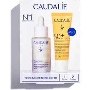 Caudalie Vinoperfect Kit: Siero Illuminante 30 ml e Fluido Solare SPF50 20 ml