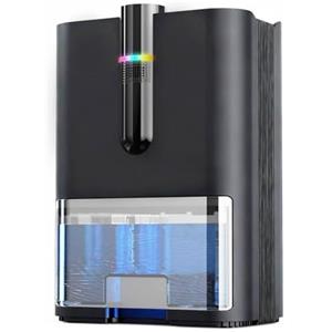Tiptop Home Deumidificatore Casa Elettrico, Deumidificatore Elettrico per 80 m², Anti Muffa, 2500 ml Portatile, Ultra Silenzioso, Deumidificatores Portatile per Camera da Letto, Bagno, Armadio