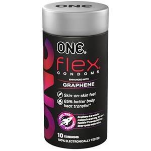 ONE Flex Preservativi di nuova generazione migliorati con grafene, il materiale più sottile e resistente al mondo