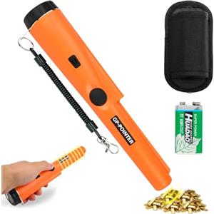 Suevut Rilevatore di Metalli Pinpointer,Metal Detector Pinpointer,Rilevatore di Metalli Portatile,IP66 Impermeabile 360°Scan,per Ricerca Dell'oro Gioielli Argento Caccia al Tesoro
