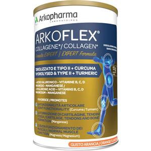 Arkopharma Arkoflex Expert Collagene in Polvere Gusto Arancia - 390g, per Articolazioni e Muscoli