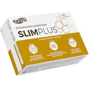 Iodase Slim Boost Integratore Dimagrante 60 Compresse, Garcinia Cambogia, Guaranà, Bromelina, Cromo e Vitamina B6, Supporto Metabolismo e Glicemia, Azione Anti-Cellulite, Formula Vegana