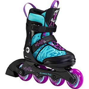 K2 Skates Ragazze Pattini in linea MARLEE PRO light_ blue_purple — light blue - purple — S (EU: 29-34 / Mondo: 160-200 / cm: 16-20 / UK: 10-1 / US: 11-2) — 30F0225