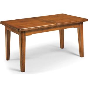 Milani Home LENNOX - Tavolo da Pranzo Allungabile in Legno Massello 85x160/205/250/295/340 cm - Colori Noce e Bianco