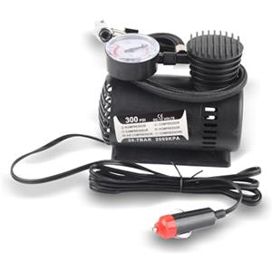 flexman Pompa d'Aria per Auto, Compressore Portatile per Auto Aria Compressa, Pompa per Pneumatici Portatile Resistente Graffi, Pressione Gonfiatore Digitale con Quadrante 3D per Gonfiare Gomme Moto