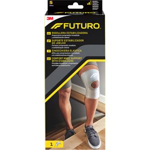 3M Futuro Ginocchiera Elastica Misura S - Supporto Moderato con Stabilizzazione Laterale e Design Traspirante