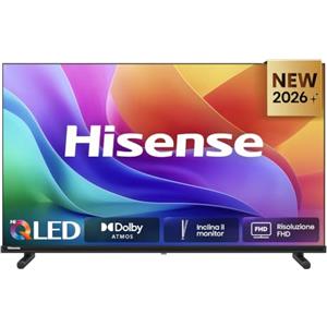 Hisense Smart TV QLED 32 FHD 32E5ST, 60Hz, Audio Dolby Atmos, VIDAA OS con 1000+ app, HDR10, Game Mode, Works with Alexa, wifi, lativù