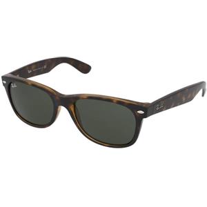 Ray-Ban New Wayfarer RB2132 - 902L | Occhiali da Sole Graduati o Non Graduati | Prova Online | Unisex | Plastica | Quadrati | Marrone, Havana | Adrialenti