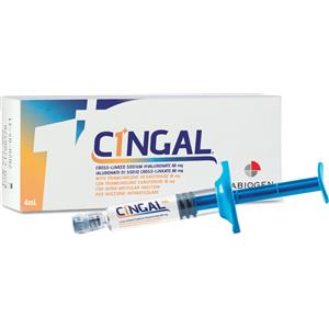 ABIOGEN PHARMA CINGAL 4ml - 1 siringa preriempita Intrarticolare a base di Acido Ialuronico