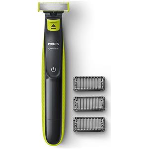 Philips OneBlade per rifinire, acconciare, radere, per qualsiasi lunghezza di capelli,, carbone, lime