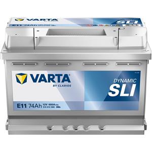 VARTA E11 Blue Dynamic 12V 74Ah 680A batteria per auto 574 012 068 incl. 7,50 € di cauzione