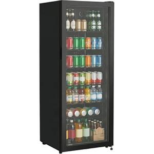 METRO Professional Frigorifero per Bevande GSC4240 con Porta in Vetro, 237 L, 110 W, 220-240 V, Illuminazione a LED, 6 Ripiani Regolabili, con Serratura