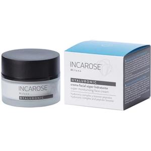 Incarose Hyaluronic Crema Viso Superidratante 50 ml - Idratazione Profonda e Anti-Aging per Viso, Collo e Décolleté