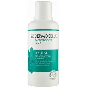 Dermogella Bagnodoccia Sensitive pH 4,5 - Deterge e Idrata per Pelli Normali e Sensibili - 500ml
