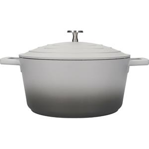 MasterClass Casseruola 24 cm, 4 L in Alluminio Fuso Grigio Ombre - Leggera e Resistente al Forno
